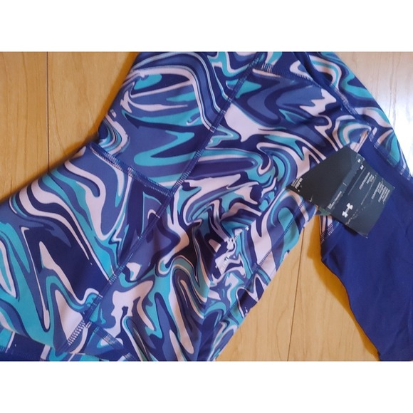 NWT under armour fitted legging Compression Mid Rise Crop  sz M‎ Medium workout - Picture 6 of 6